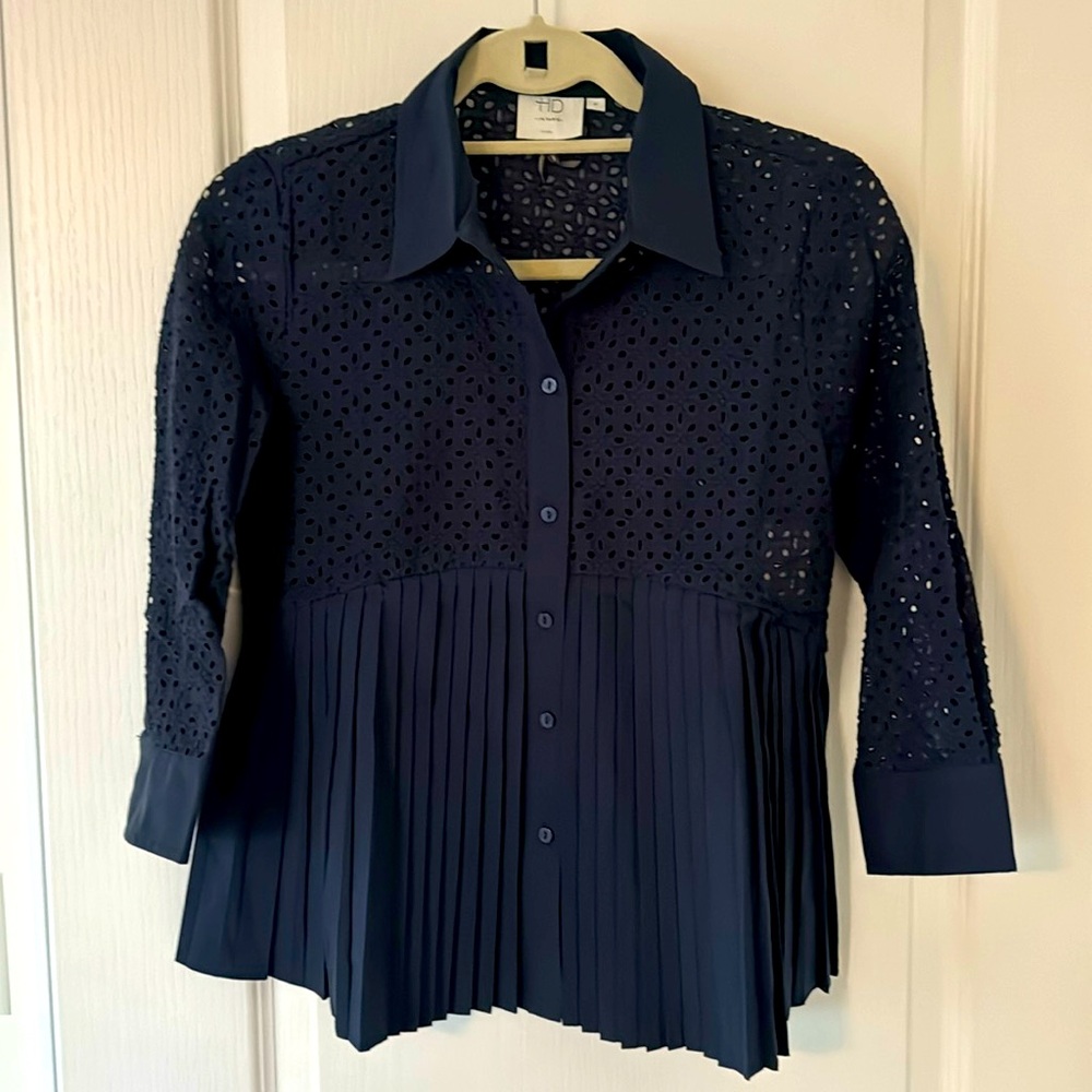 NWOT Anthropologie Eyelet Top